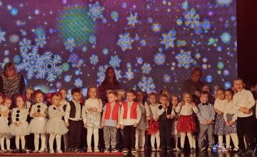 ,,Zimowo-świąteczne" występy przedszkolaków
